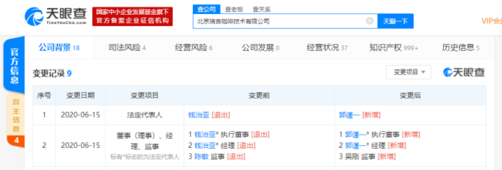 錢治亞退出瑞幸關聯公司，自助咖啡市場戰略布局或將生變